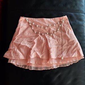bebe Peach Mini Skirt